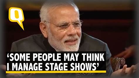 Some People May Think I Manage Stage Shows Pm Modi In London Youtube