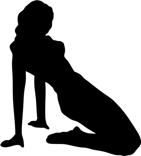 Silhouette Of Pin Up Girl Pin Up Girl Silhouette Png Clipart Full