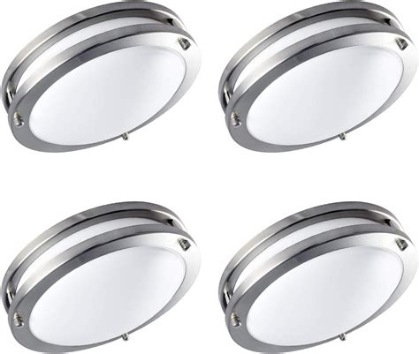 Luxrite Led Flush Mount Ceiling Light 10 Inch Dimmable 5000k Bright