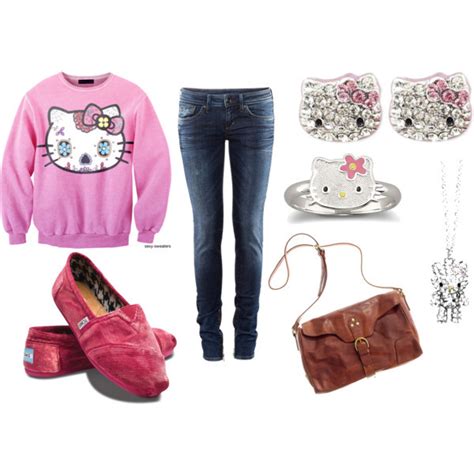 Cute Hello Kitty Outfit Pants Image 241781 On