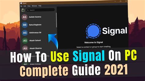 How To Use Signal App On Laptop And Pc How To Download And Install