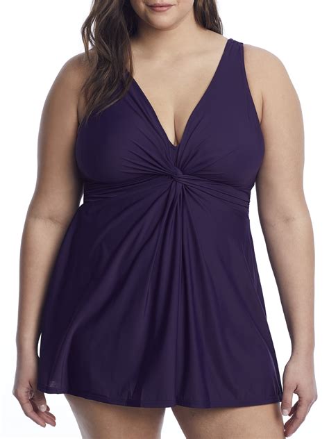 Miraclesuit Miraclesuit Womens Plus Size Marais Swim Dress Style