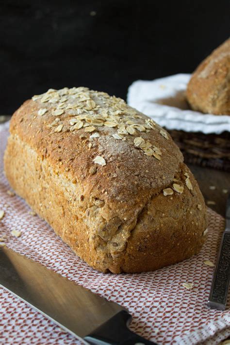 Whole Wheat Multi Grain Bread Recipe Multigrain Bread Food