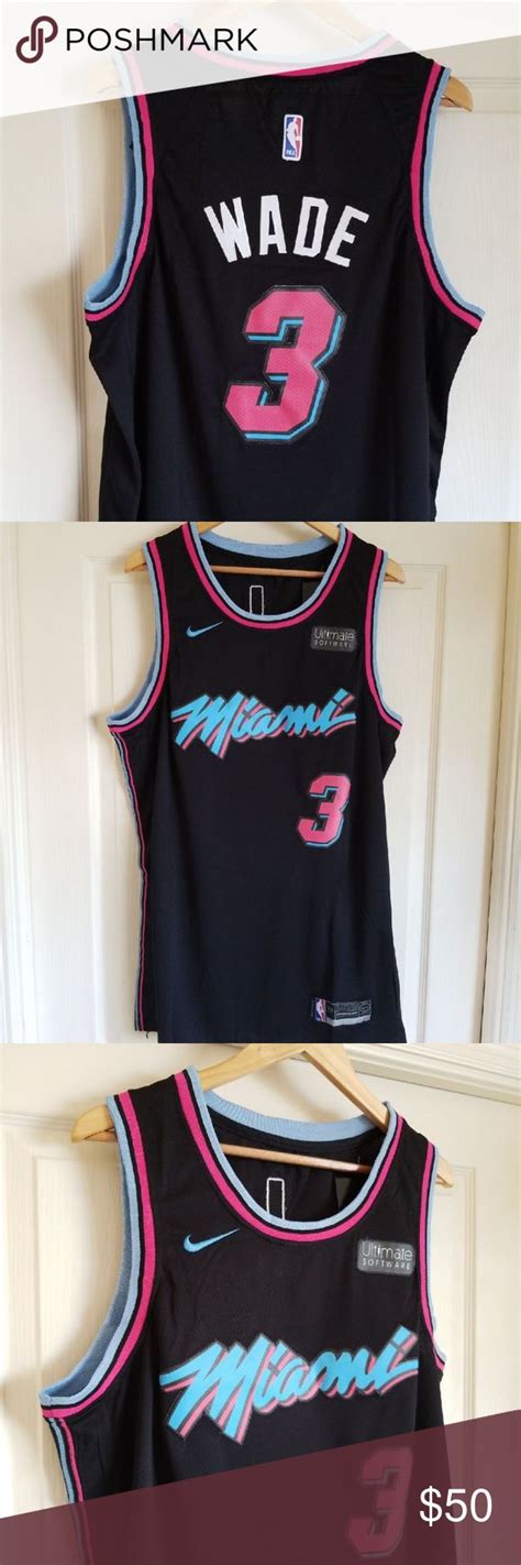 Dwyane wade miami heat black vice swingman jersey $ 49.99. DWYANE WADE BLACK MIAMI HEAT VICE JERSEY BRAND NEW WITH TAGS SIZE 2XL AVAILABLE STITCHED NAME ...