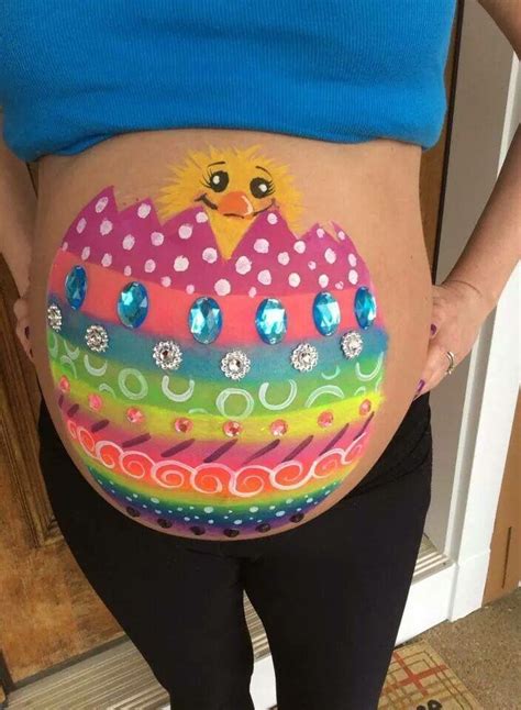 Easter Egg Pregnant Belly Pregnantsi