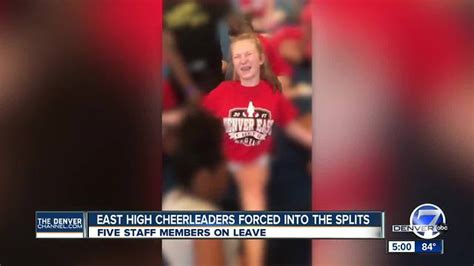 Video Shows Denver Cheerleaders Forced Into Splits East High Babe Staff On Administrative Leave