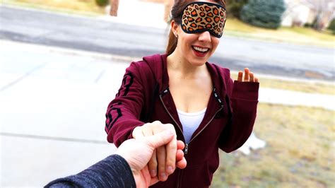 Husband Blindfolds Wife For Valentines Day Surprise Youtube