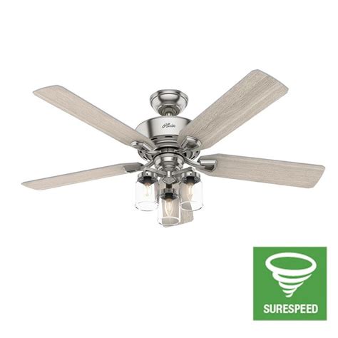 42 inch tropical ceiling fan small antique bronze bombay. Nickel Farmhouse Ceiling Fans at Lowes.com