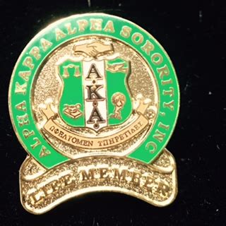 Alpha Kappa Alpha Life Member Crest Pin