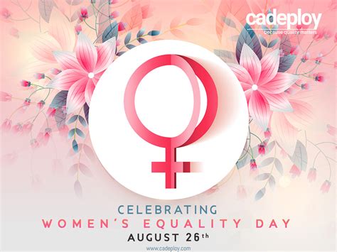 National Women S Equality Day 26 August Cadeploy