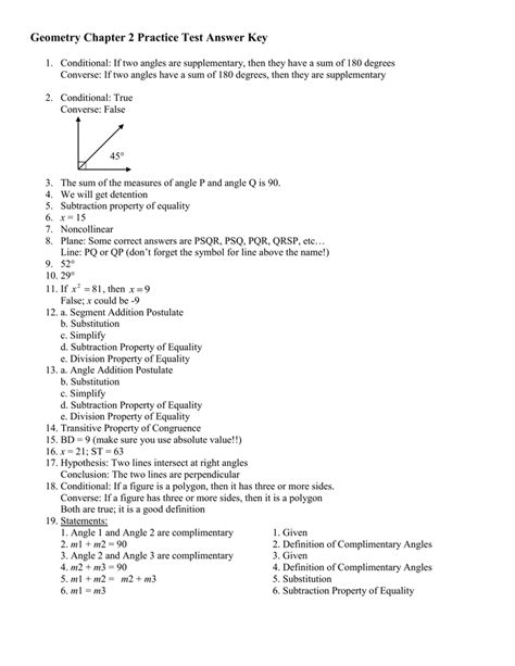 Glencoe Geometry Chapter 10 Test Form 2c Answer Key