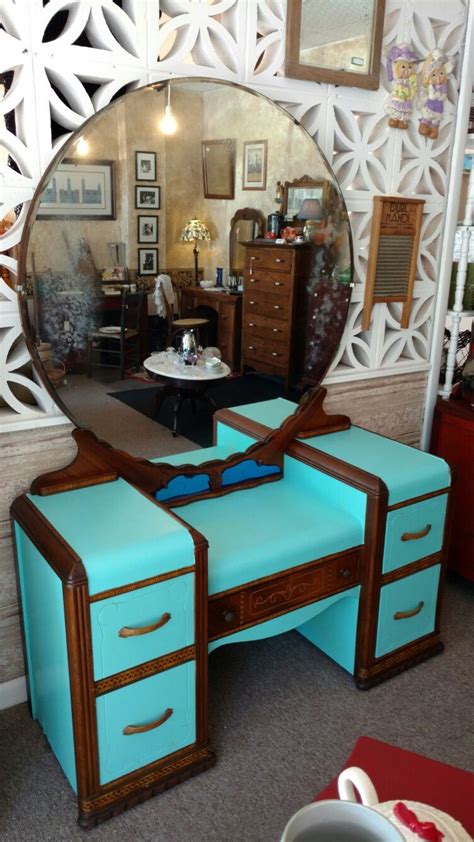 You can keep them in the size ought to be to such an extent that you can see yourself appropriately in the mirror. Vintage 1940's Waterfall Vanity | Furniture makeover, Cute furniture, Whimsical furniture
