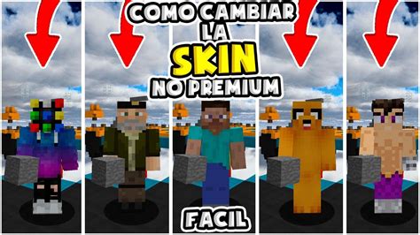 Como Poner Skin En No Premium 😱 Super Facil 😲 Todos Ven La Skin Youtube