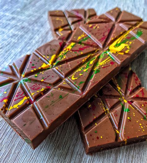 Splatter Chocolate Bar Etsy