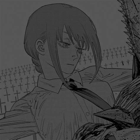 Makima Chainsaw Man Anime Icon Pfp Manga Panel Man Icon Chainsaw Dark