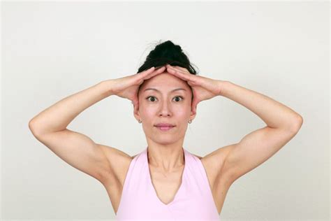 Forehead Wrinkles Face Yoga Facial Exercises Facial Toning Face Yoga