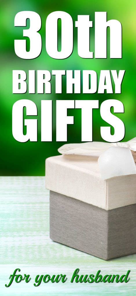 Creative husband birthday gift ideas at home. 20 Gift Ideas for Your Husband's 30th Birthday - Unique Gifter