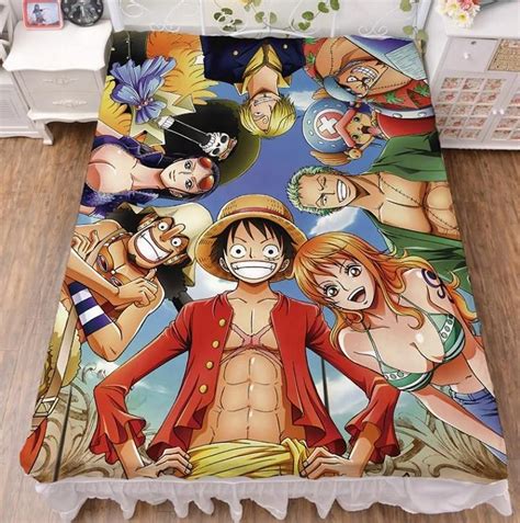 Warm blankets, anime one piece luffy super soft cozy sofa throw blanket, personality durable lightweight bed fuzzy blanket for home outdoor living room bedroom couch sofa recliner decorative 60x50 in. Japanese Anime One Piece Bed Sheet Throw Blanket Bedding ...