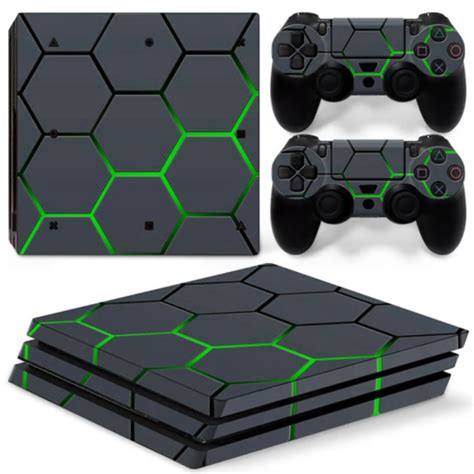 Hexagon Ps4 Pro Vinyl Decal Cover Skin Sticker Console And 2