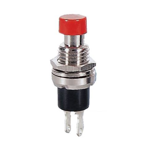 Push Button Switch Red Offon Spst 2p 3a 125vac Pn Ces 66 2412