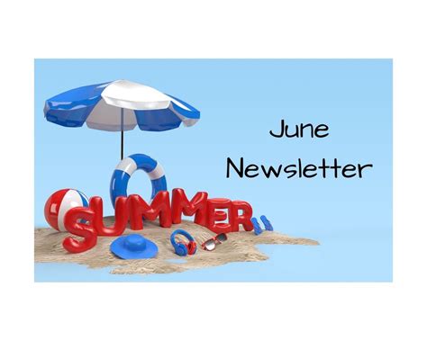 June Newsletter Evergreen Elementary