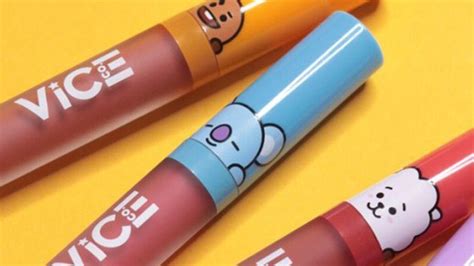 Look Vice Cosmetics Launches Bt21 Line Of Liquid Lipsticks Tints