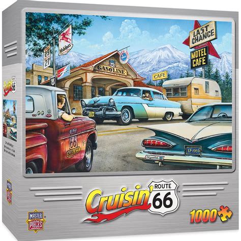 Masterpieces Cruisin Route 66 On The Road Again 1000 Piece Jigsaw