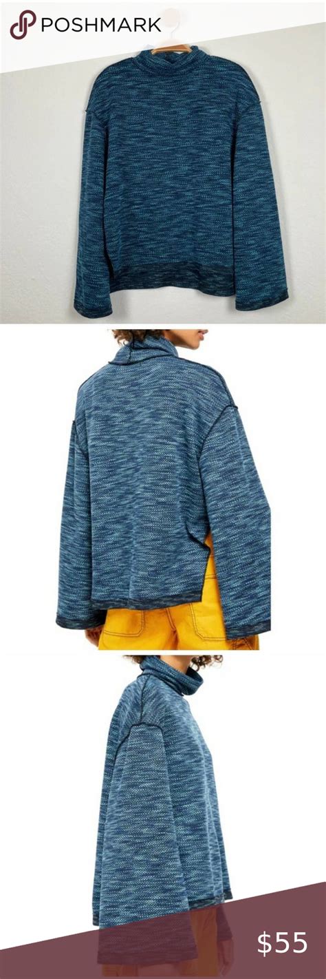 🍓free People Sunny Days Turtleneck Sweater Medium Clothes Design