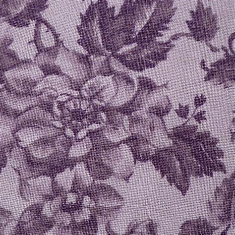 purple floral vintage fabric cotton by blackbirdvisions on etsy