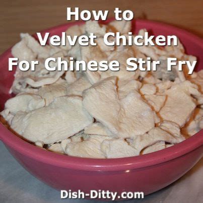 Velveting is a technique in chinese cuisine for preserving the moisture of meat while cooking. Velveting Chicken for Chinese Stir-Fry | What is velveting ...