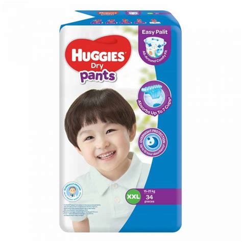 Huggies Diaper Pants Dry Jumbo 34s 2 Extra Large Allhome