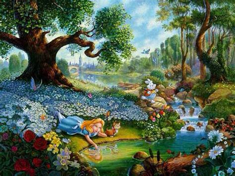 A Scene From The Original Alice In Wonderland It Has Used Lots Of