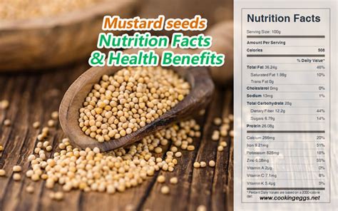 Mustard Seeds Nutrition Facts And Health Benefits Cookingeggs