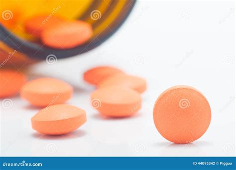 Orange Pills Stock Photo Image Of Drug Hospital Pills 44095342