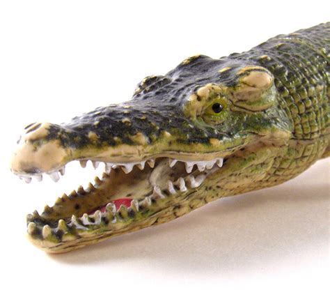 Alligator Crocodile Plastic Figure Toy Large Lifelike From