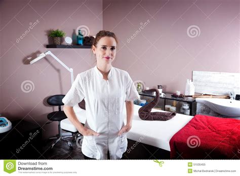 Female Beautician Doctor With Patient In Wellness Center Professional