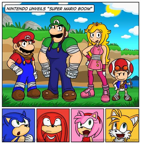 Super Mario Boom By Gabasonian Deviantart Com On Deviantart Super Mario Mario Memes Super