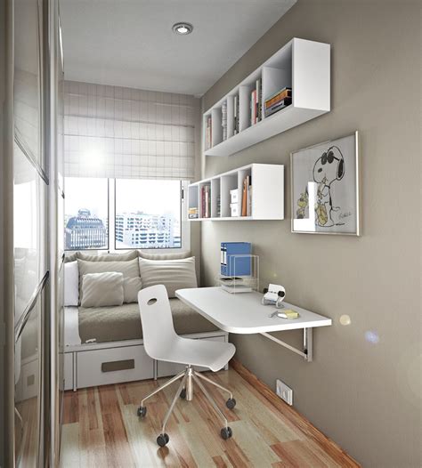 Space planning is the first priority of professional designers. 50 Thoughtful Teenage Bedroom Layouts | DigsDigs