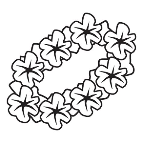 Hawaiian Flowers Coloring Page Free Printable Coloring Pages