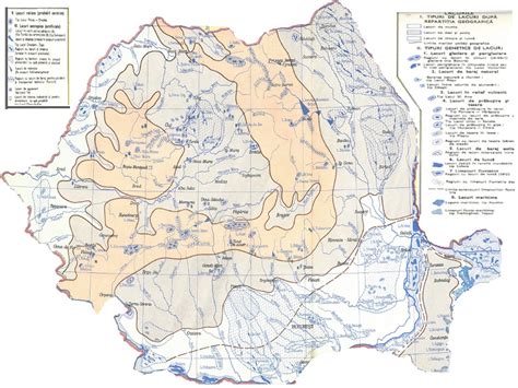 Harta Lacurilor Din Romania Profu De Geogra