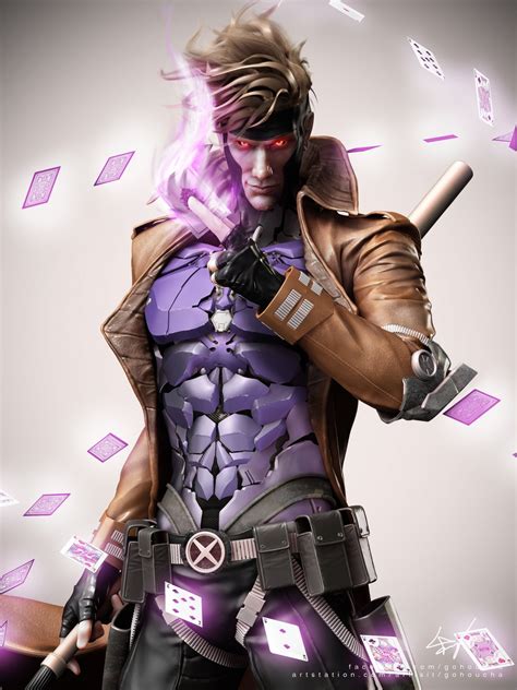 Gambit X Men Anime Fan Art Telegraph