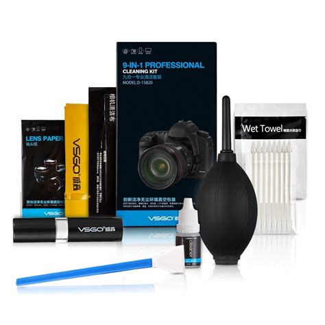 9 In 1 Camera Cleaning Kit Professional Slr Camera Clean Suits For Canon Nikon Ccd Cmos Sensor