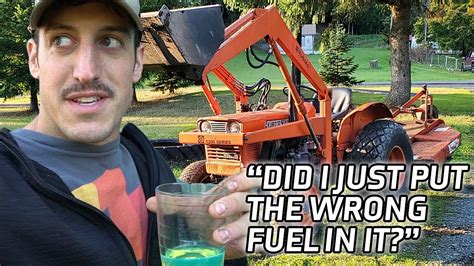You are now the proud owner of a kubota tractor. Kubota Tractor Struggles to Start After Refuel - YouTube