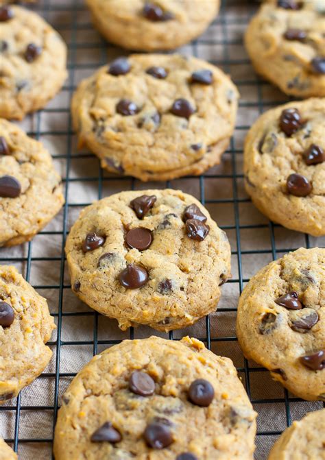 They are pretty much little cakes in a cookie form. Pumpkin Chocolate Chip Cookies Recipe