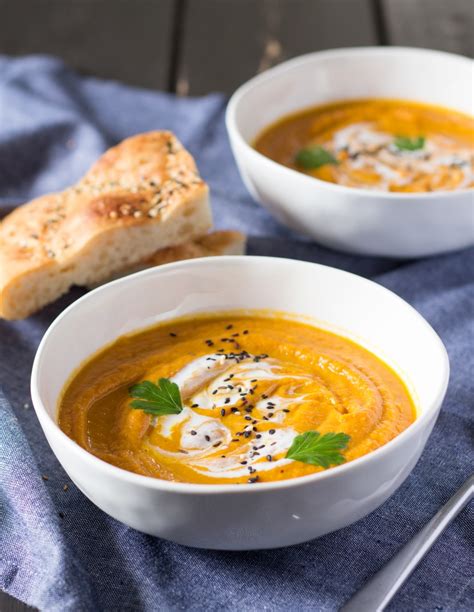 Curried Carrot And Lentil Soup Lazy Cat Kitchen