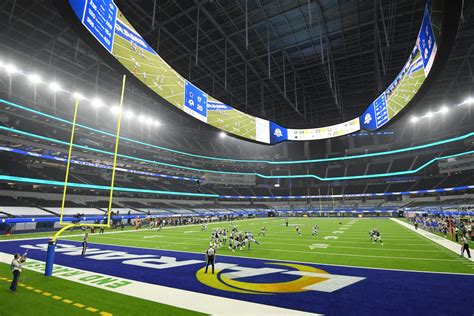 Nfl Sofi Stadium Opens To Surreal Backdrop Without Fans Video