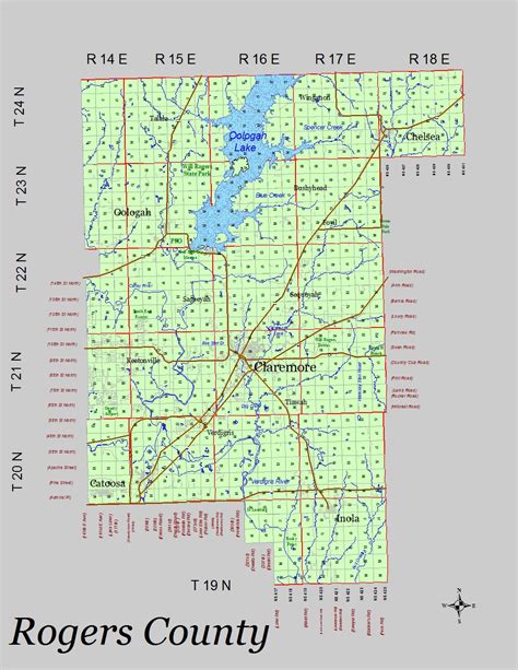 Oklahoma Road Map With Counties Maping Resources
