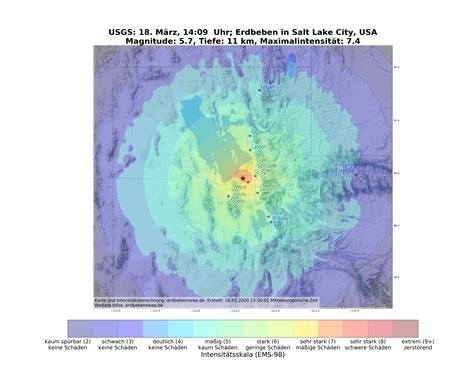 Starkes Erdbeben Erschüttert Salt Lake City
