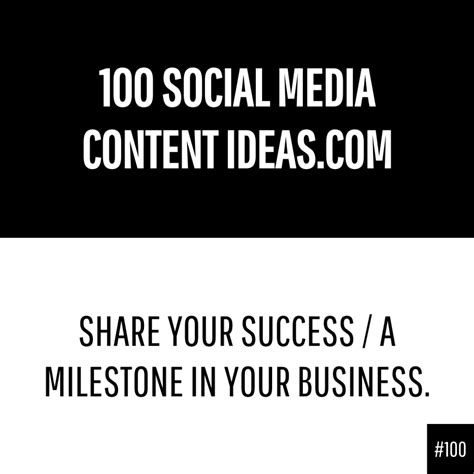 100 Social Media Content Ideas Clear Sales Message