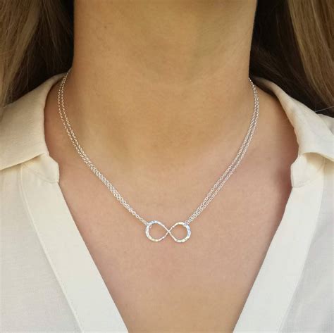 Silver Infinity Necklace By Marion Made Jewellery